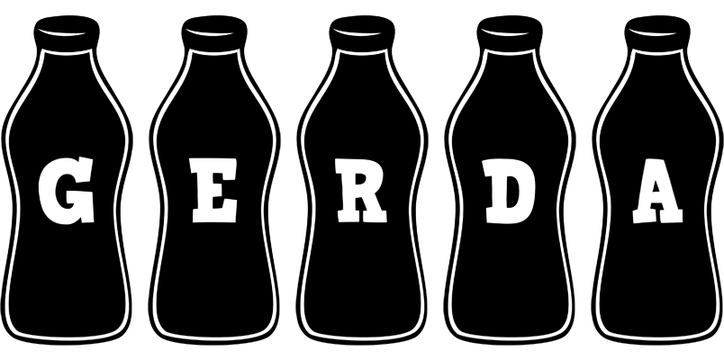 Gerda bottle logo