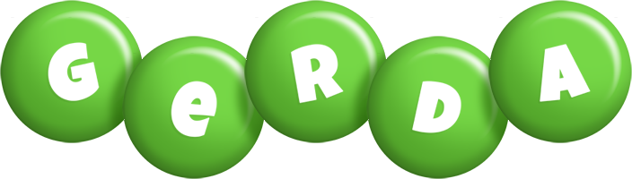 Gerda candy-green logo