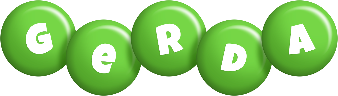 Gerda candy-green logo