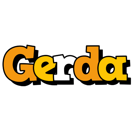 Gerda cartoon logo