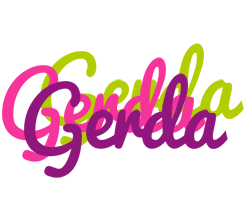 Gerda flowers logo