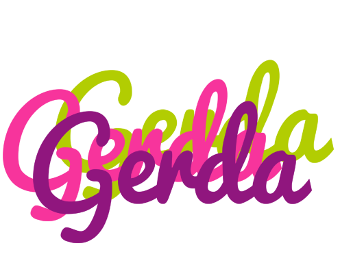 Gerda flowers logo