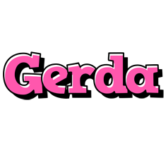 Gerda girlish logo