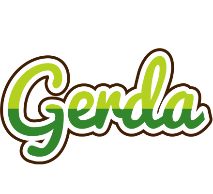 Gerda golfing logo