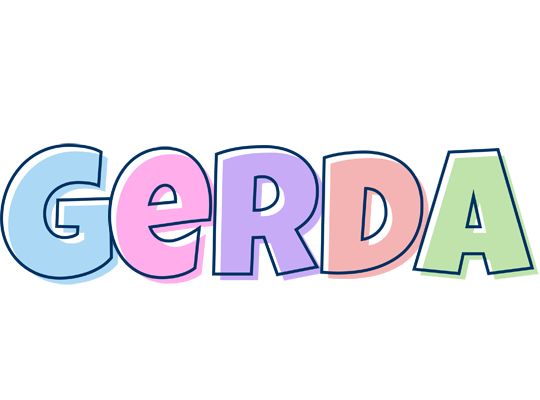 Gerda pastel logo
