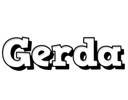 Gerda snowing logo