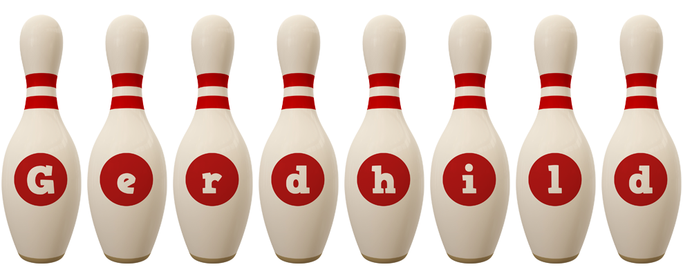 Gerdhild bowling-pin logo