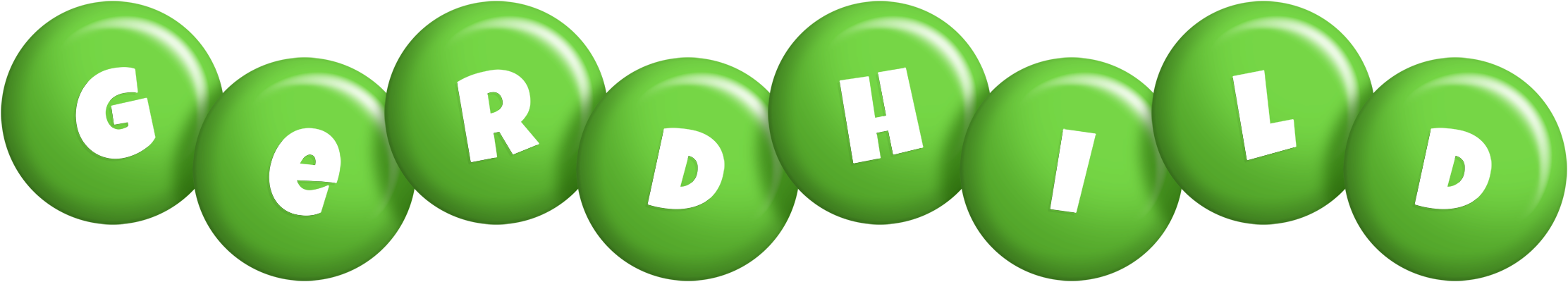 Gerdhild candy-green logo