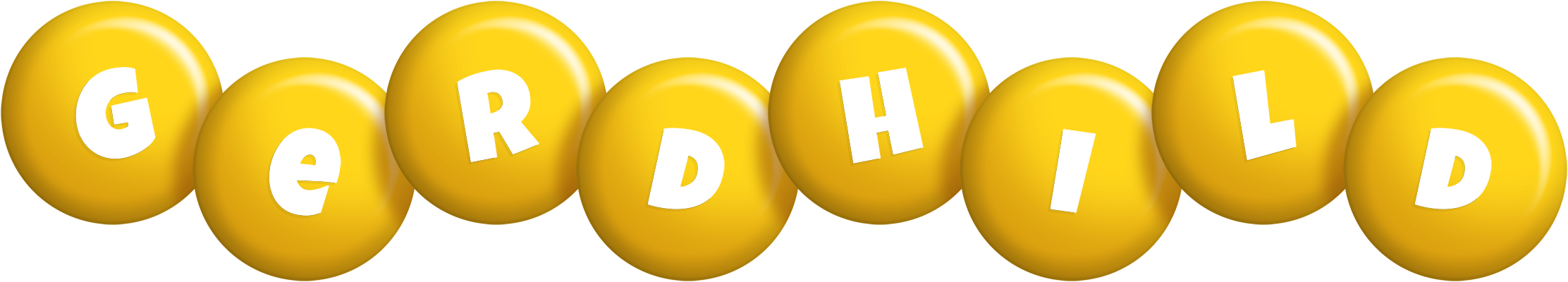 Gerdhild candy-yellow logo