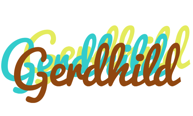 Gerdhild cupcake logo