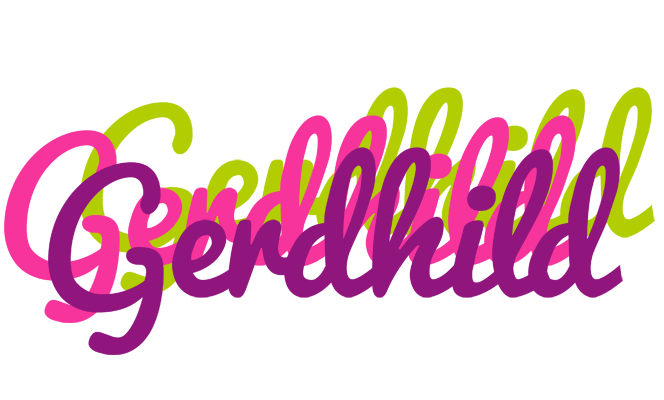 Gerdhild flowers logo