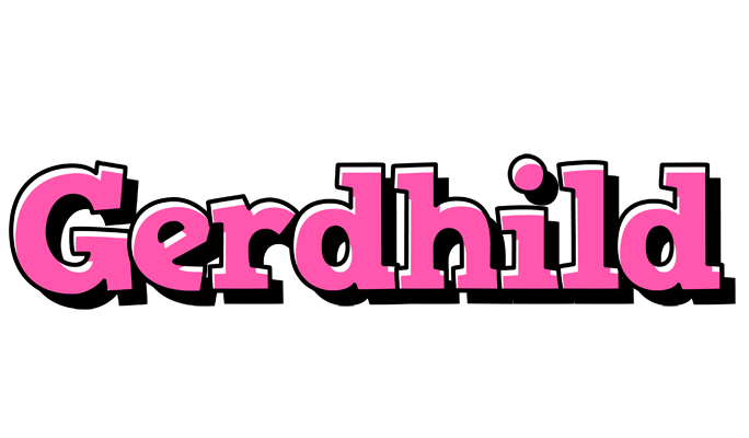Gerdhild girlish logo