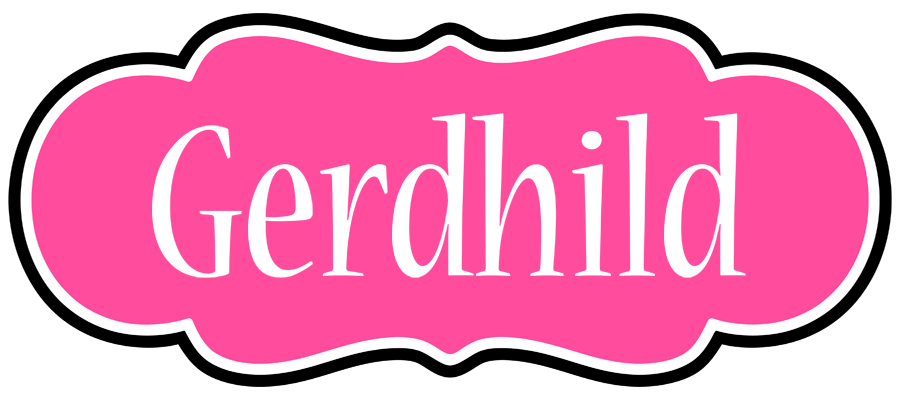 Gerdhild invitation logo