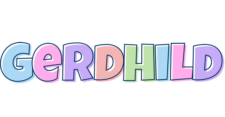 Gerdhild pastel logo