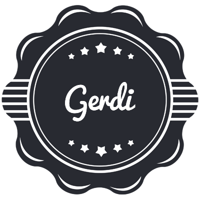 Gerdi badge logo