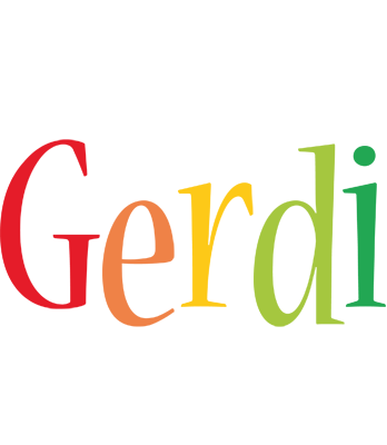 Gerdi birthday logo