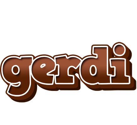 Gerdi brownie logo