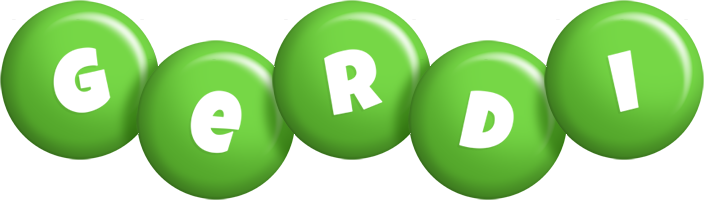 Gerdi candy-green logo