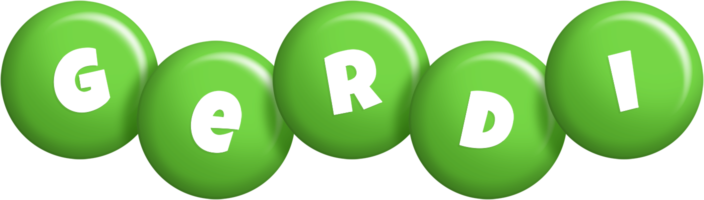Gerdi candy-green logo