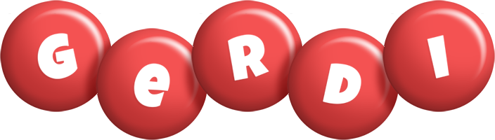 Gerdi candy-red logo