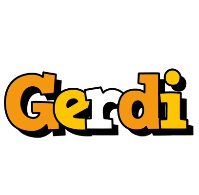 Gerdi cartoon logo