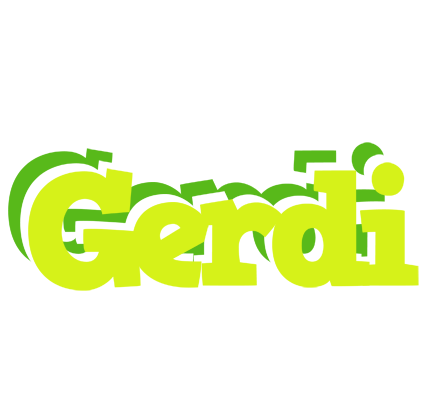 Gerdi citrus logo