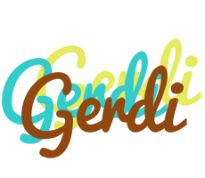 Gerdi cupcake logo