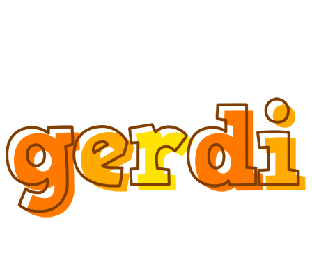 Gerdi desert logo