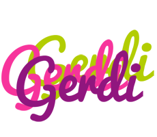 Gerdi flowers logo