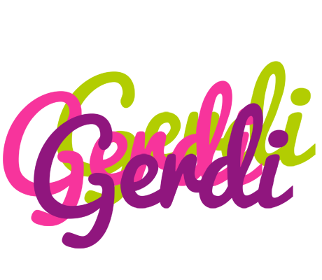 Gerdi flowers logo