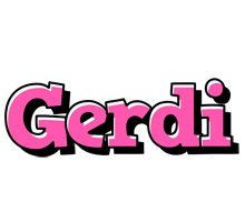 Gerdi girlish logo