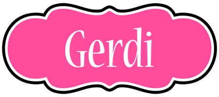 Gerdi invitation logo