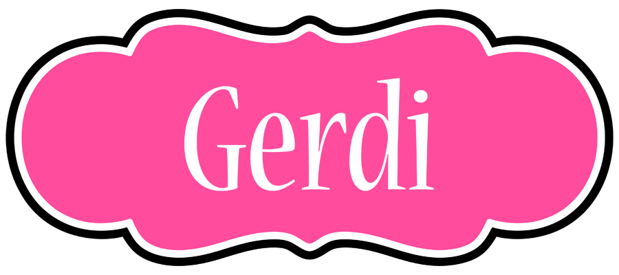 Gerdi invitation logo