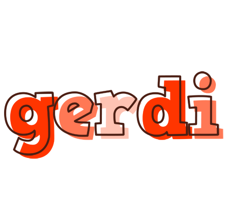 Gerdi paint logo