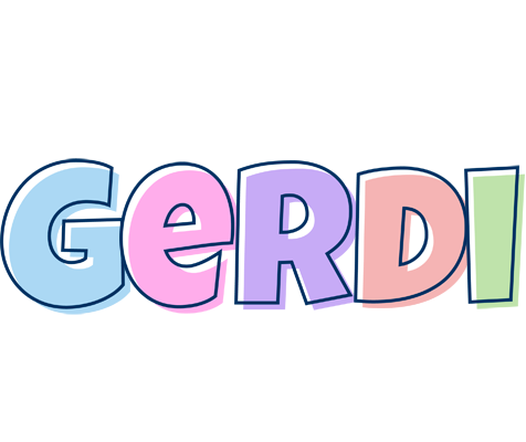 Gerdi pastel logo