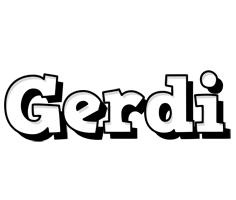 Gerdi snowing logo