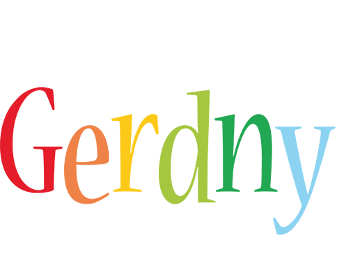 Gerdny birthday logo