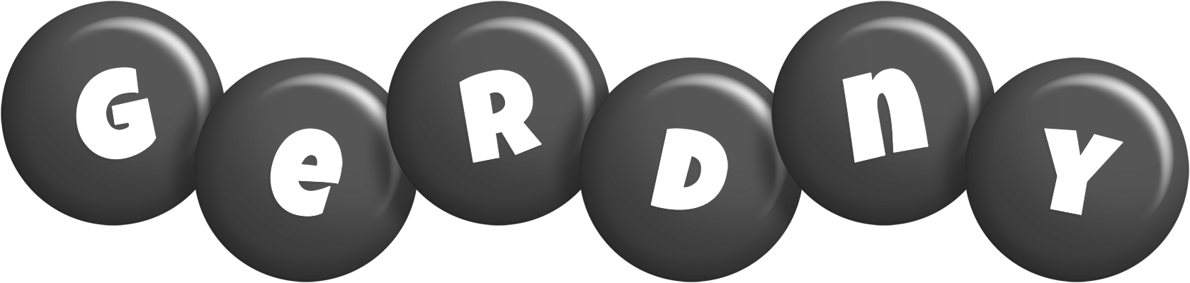 Gerdny candy-black logo