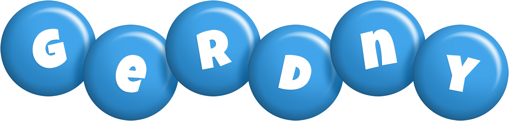 Gerdny candy-blue logo