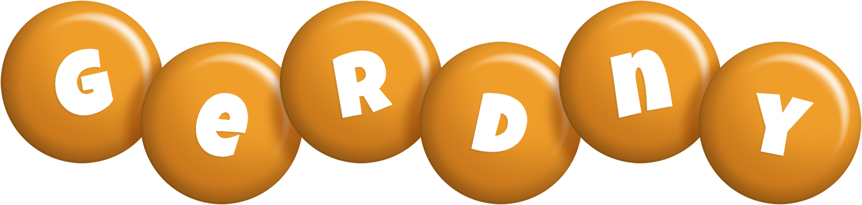 Gerdny candy-orange logo