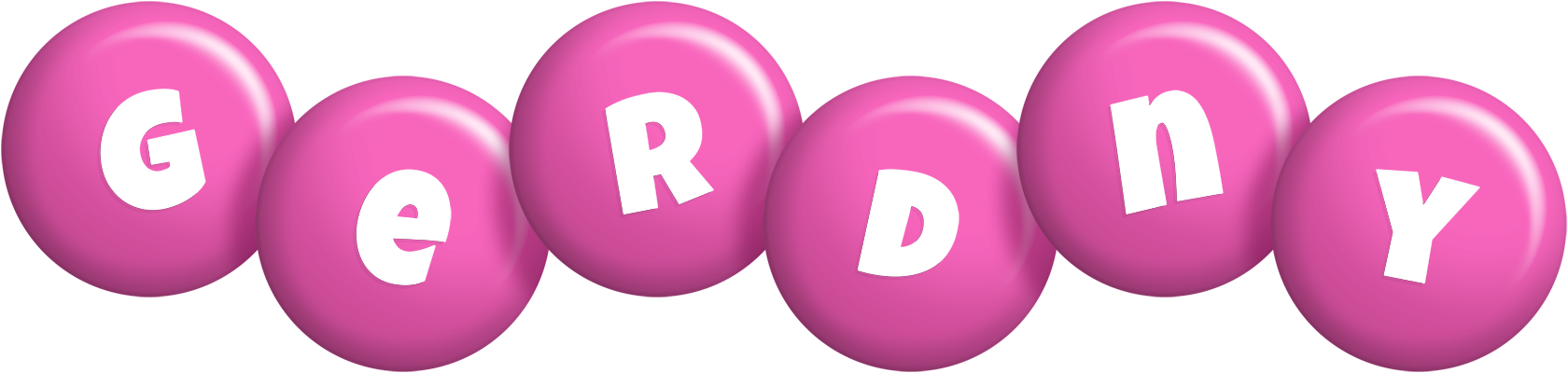 Gerdny candy-pink logo