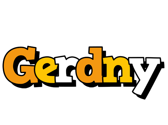 Gerdny cartoon logo