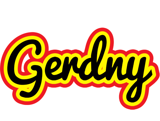 Gerdny flaming logo