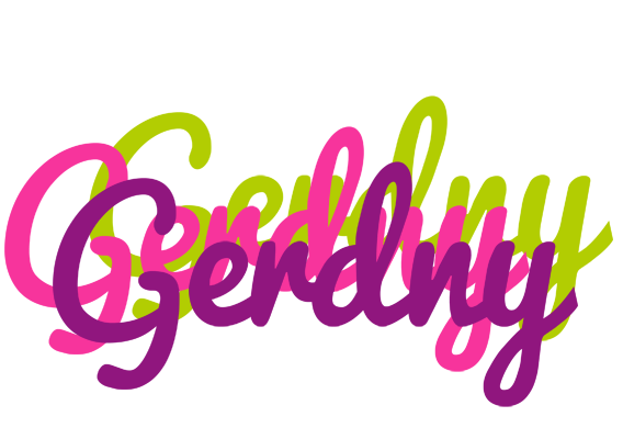 Gerdny flowers logo