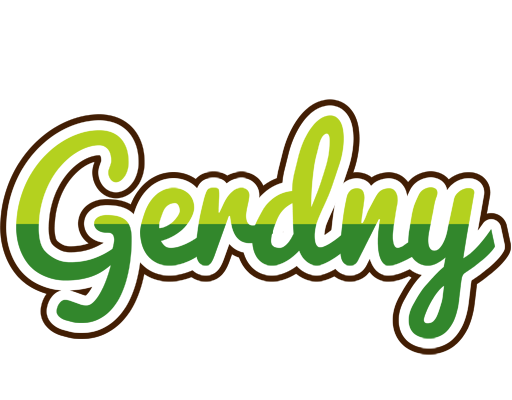 Gerdny golfing logo