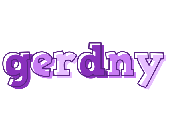 Gerdny sensual logo