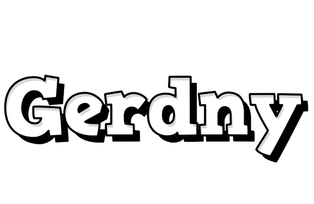 Gerdny snowing logo