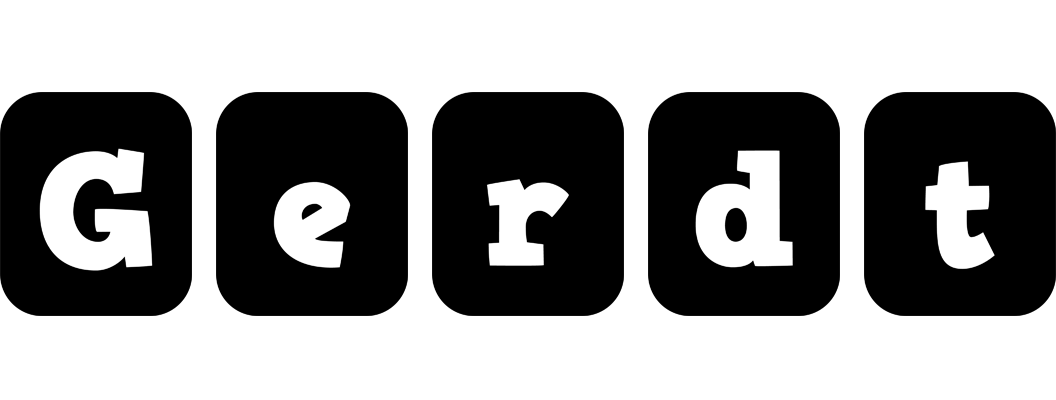 Gerdt box logo