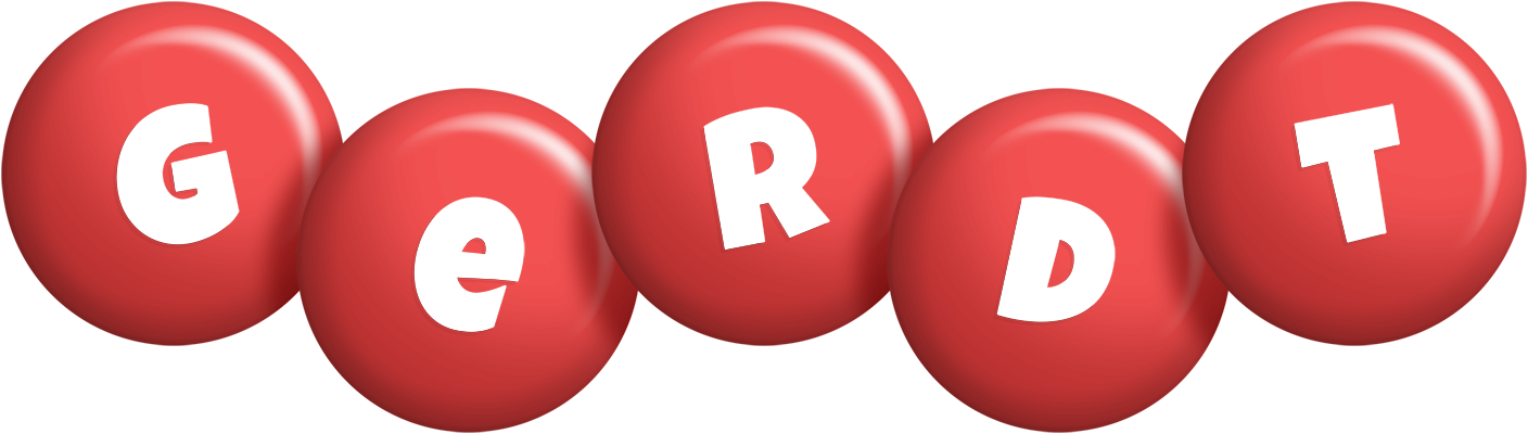 Gerdt candy-red logo
