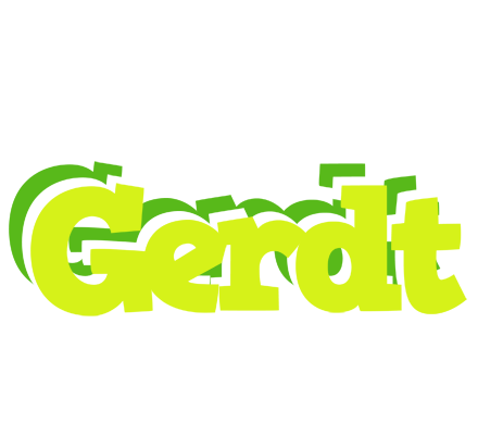 Gerdt citrus logo